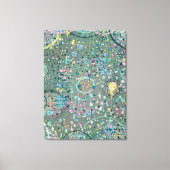 Abstracte Kunst: Door de Weide  Canvas Afdruk (Voorkant)