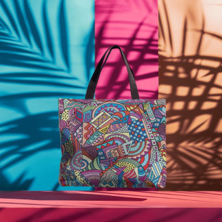 Abstracte kunst draagtas