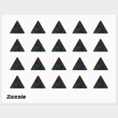 Abstracte kunst driehoek sticker (Vel)