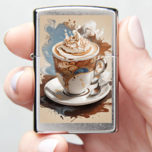 Abstracte Kunst Een kopje cappuccino