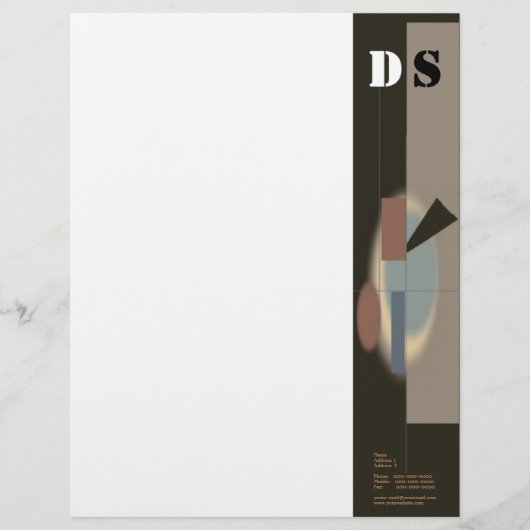 Abstracte Kunst Flyer (Voorkant)