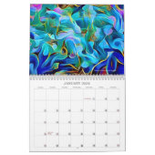 Abstracte kunst fotografische kunst kalender (Jan 2026)