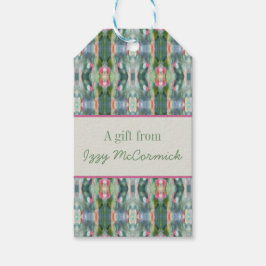 Abstracte Kunst Gepersonaliseerde Gift Labels Cadeaulabel