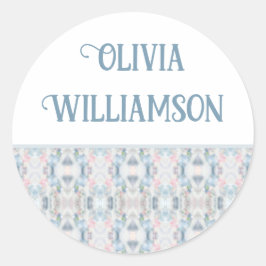 Abstracte Kunst Gepersonaliseerde Gift Stickers