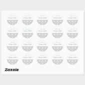Abstracte Kunst Gepersonaliseerde Gift Stickers (Vel)