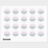 Abstracte Kunst Gepersonaliseerde Gift Stickers (Vel)