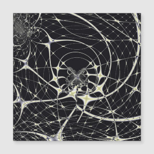 Abstracte Kunst Gouden Spinnenweb