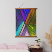 Abstracte kunst hangend wandkleed (Slaapkamer)