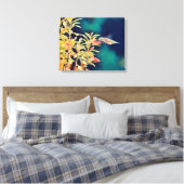 Abstracte kunst Hummingbird Floral Canvas Art Prin Afdruk (Insitu (Slaapkamer))