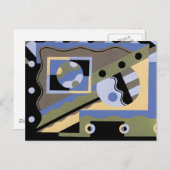 Abstracte kunst in Geometrie Briefkaart (Voorkant / Achterkant)