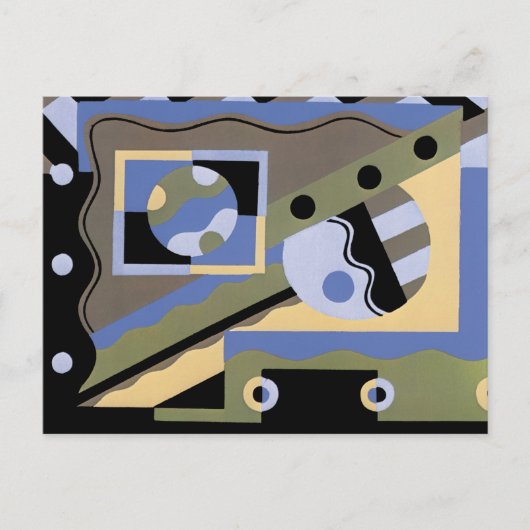 Abstracte kunst in Geometrie Briefkaart (Voorkant)