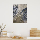 Abstracte kunst in het landschap poster (Keuken)