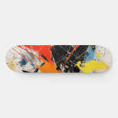 Abstracte Kunst in Kleur Skateboard (Horizontaal)