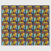 Abstracte Kunst Inpakpapier (Vlak)