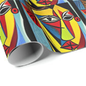 Abstracte Kunst Inpakpapier (Rol Hoek)