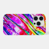 Abstracte kunst iPhone hoesje (Achterkant horizontaal)