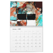 Abstracte kunst kalender (Jan 2027)