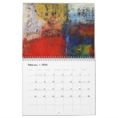 Abstracte kunst kalender (Feb 2026)