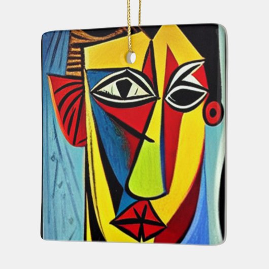 Abstracte Kunst Keramisch Ornament (Links)