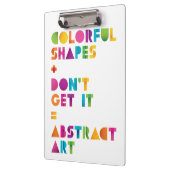 Abstracte kunst klembord (Links)