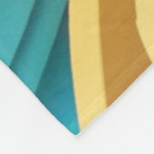 abstracte kunst kleurrijk fleece deken (Hoek)