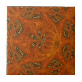 Abstracte kunst Labyrint Tegeltje (Voorkant)