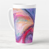 Abstracte Kunst Latte Mok (Linkerhoek)