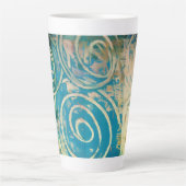 Abstracte Kunst  Latte Mok (Voorkant)