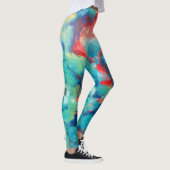 abstracte kunst leggings (Rechts)