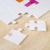 Abstracte kunst legpuzzel (Zijkant)