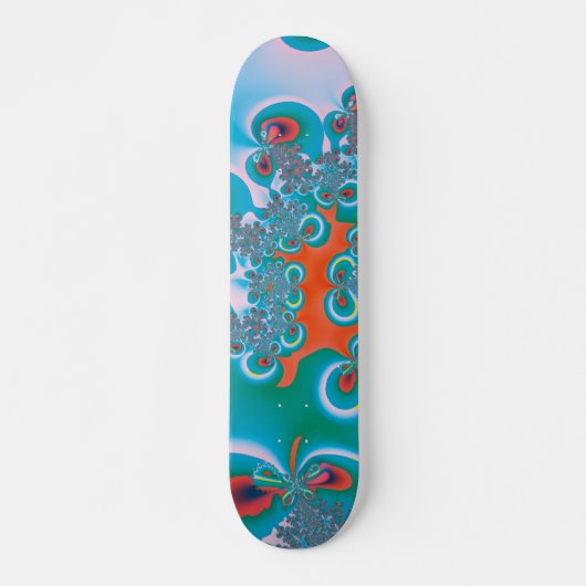 Abstracte Kunst Lentetuin Skateboard (Voorkant)
