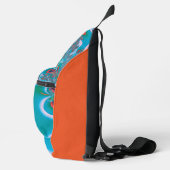 Abstracte Kunst Lentetuin Sling Bag (Rechts)