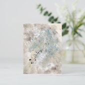 Abstracte kunst - Lullaby Briefkaart (Staand voorkant)