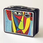 Abstracte Kunst Lunchbox (Achterkant)