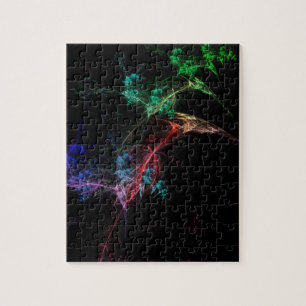 Abstracte Kunst Magische Lichten Legpuzzel
