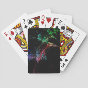 Abstracte Kunst Magische Lichten Pokerkaarten
