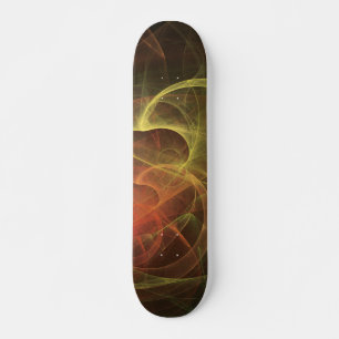 Abstracte Kunst Magische Vlam Skateboard