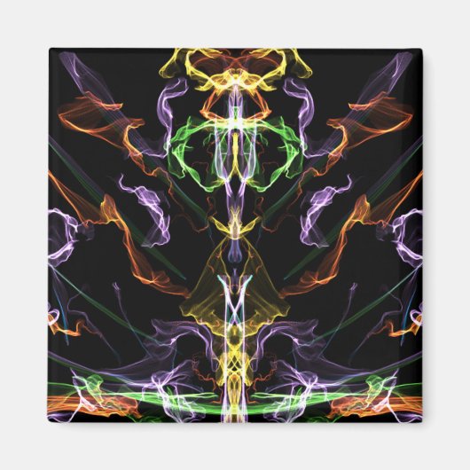 Abstracte kunst magneet (Voorkant)