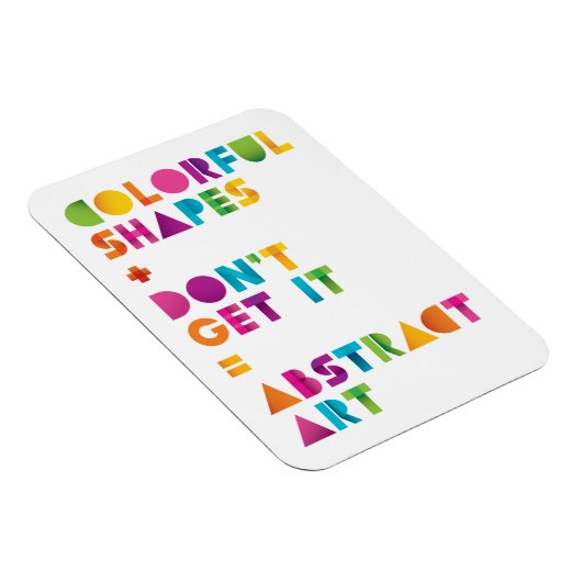 Abstracte kunst magneet (Rechterzijde)