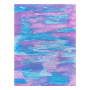 Abstracte kunst met blauwe en Paarse wervelkolom Foto Afdruk