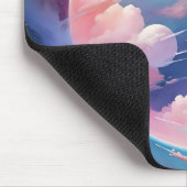 Abstracte kunst met een ruimtethema muismat (Hoek)