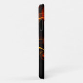 Abstracte kunst met hartslag Case-Mate iPhone case (Achterkant/rechts)