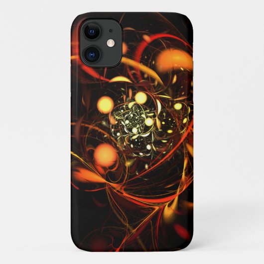 Abstracte kunst met hartslag Case-Mate iPhone case (Achterkant)