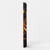 Abstracte kunst met hartslag Case-Mate iPhone case (Achterkant/links)