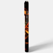 Abstracte kunst met hartslag Case-Mate iPhone case (Achterkant / Links)