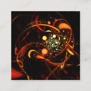 Abstracte kunst met hartslag informatiekaartje