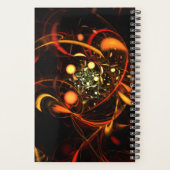 Abstracte kunst met hartslag planner (Achterkant)