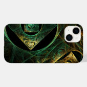 Abstracte kunst met magische trillingen Case-Mate iPhone case (Achterkant (horizontaal))