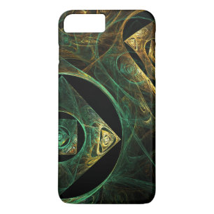 Abstracte kunst met magische trillingen iPhone 8 plus / 7 plus hoesje