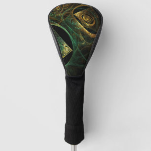 Abstracte kunst met magische trillingen golfheadcover